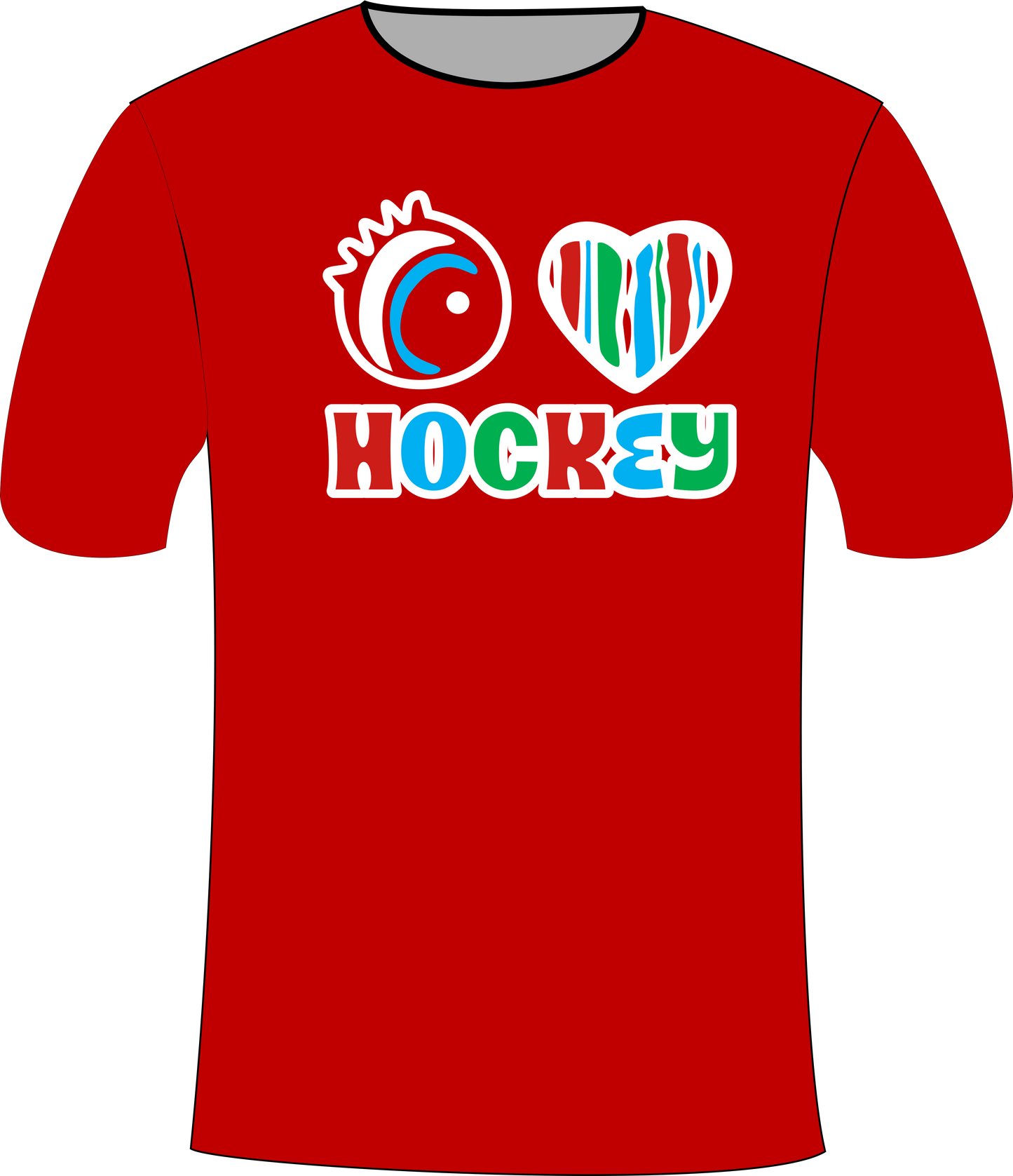 T-shirt - Eye ♥ Hockey