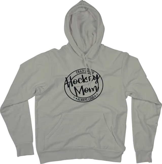 hockey mom - grey